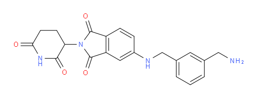 5-((3-(aminomethyl)benzyl)amino)-2-(2,6-dioxopiperidin-3-yl)isoindoline-1,3-dione
