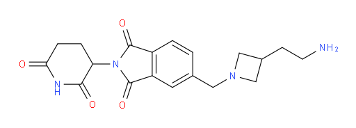 5-((3-(2-aminoethyl)azetidin-1-yl)methyl)-2-(2,6-dioxopiperidin-3-yl)isoindoline-1,3-dione