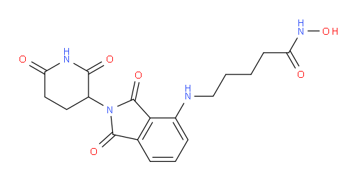5-((2-(2,6-dioxopiperidin-3-yl)-1,3-dioxoisoindolin-4-yl)amino)-N-hydroxypentanamide