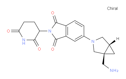 5-((1S,5R)-1-(aminomethyl)-3-azabicyclo[3.1.0]hexan-3-yl)-2-(2,6-dioxopiperidin-3-yl)isoindoline-1,3-dione