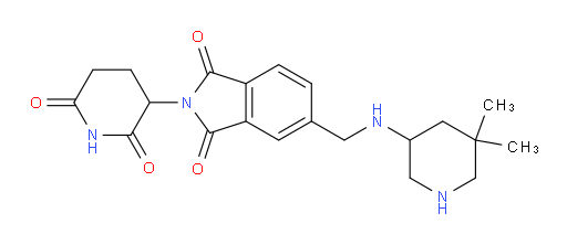 5-(((5,5-dimethylpiperidin-3-yl)amino)methyl)-2-(2,6-dioxopiperidin-3-yl)isoindoline-1,3-dione