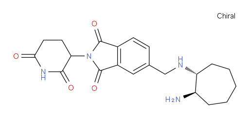 5-((((1R,2R)-2-aminocycloheptyl)amino)methyl)-2-(2,6-dioxopiperidin-3-yl)isoindoline-1,3-dione