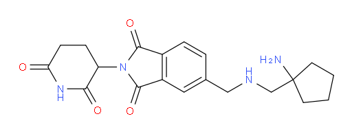5-((((1-aminocyclopentyl)methyl)amino)methyl)-2-(2,6-dioxopiperidin-3-yl)isoindoline-1,3-dione