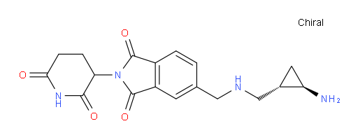 5-(((((1S,2R)-2-aminocyclopropyl)methyl)amino)methyl)-2-(2,6-dioxopiperidin-3-yl)isoindoline-1,3-dione