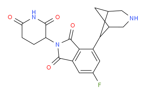 4-(3-azabicyclo[3.1.1]heptan-6-yl)-2-(2,6-dioxopiperidin-3-yl)-6-fluoroisoindoline-1,3-dione
