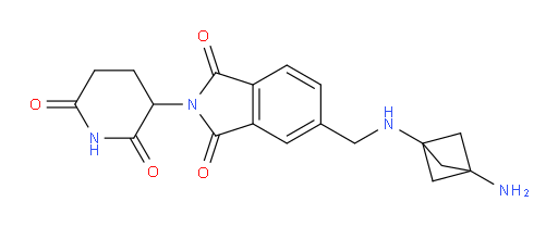5-(((3-aminobicyclo[1.1.1]pentan-1-yl)amino)methyl)-2-(2,6-dioxopiperidin-3-yl)isoindoline-1,3-dione