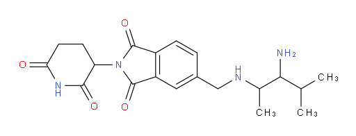 5-(((3-amino-4-methylpentan-2-yl)amino)methyl)-2-(2,6-dioxopiperidin-3-yl)isoindoline-1,3-dione