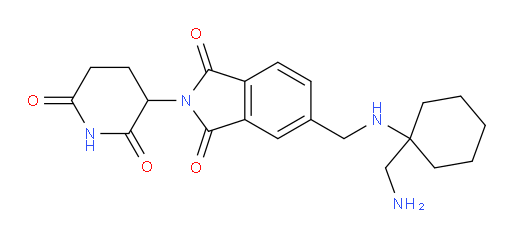 5-(((1-(aminomethyl)cyclohexyl)amino)methyl)-2-(2,6-dioxopiperidin-3-yl)isoindoline-1,3-dione