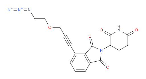 4-(3-(2-azidoethoxy)prop-1-yn-1-yl)-2-(2,6-dioxopiperidin-3-yl)isoindoline-1,3-dione