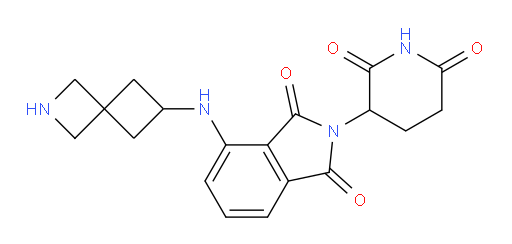 4-(2-azaspiro[3.3]heptan-6-ylamino)-2-(2,6-dioxopiperidin-3-yl)isoindoline-1,3-dione