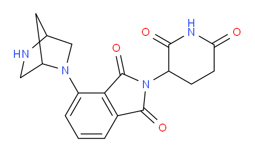 4-(2,5-diazabicyclo[2.2.1]heptan-2-yl)-2-(2,6-dioxopiperidin-3-yl)isoindoline-1,3-dione