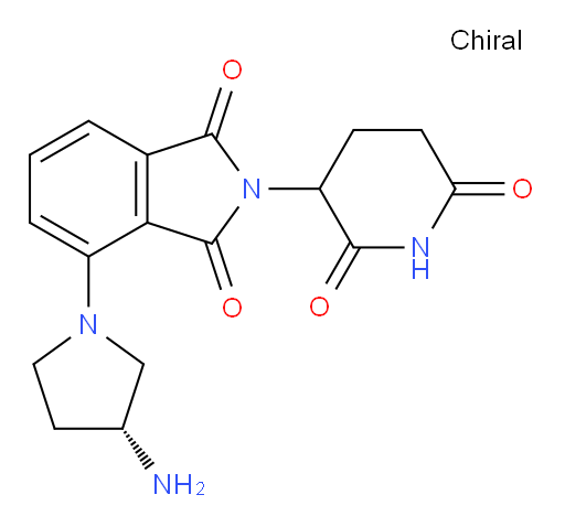 4-((R)-3-aminopyrrolidin-1-yl)-2-(2,6-dioxopiperidin-3-yl)isoindoline-1,3-dione