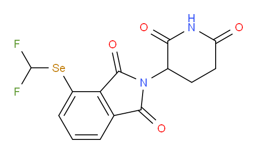 4-((difluoromethyl)selanyl)-2-(2,6-dioxopiperidin-3-yl)isoindoline-1,3-dione