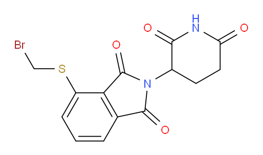 4-((bromomethyl)thio)-2-(2,6-dioxopiperidin-3-yl)isoindoline-1,3-dione
