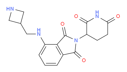 4-((azetidin-3-ylmethyl)amino)-2-(2,6-dioxopiperidin-3-yl)isoindoline-1,3-dione
