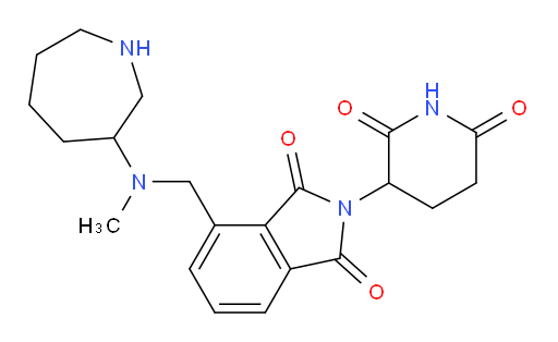 4-((azepan-3-yl(methyl)amino)methyl)-2-(2,6-dioxopiperidin-3-yl)isoindoline-1,3-dione