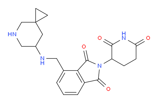 4-((5-azaspiro[2.5]octan-7-ylamino)methyl)-2-(2,6-dioxopiperidin-3-yl)isoindoline-1,3-dione
