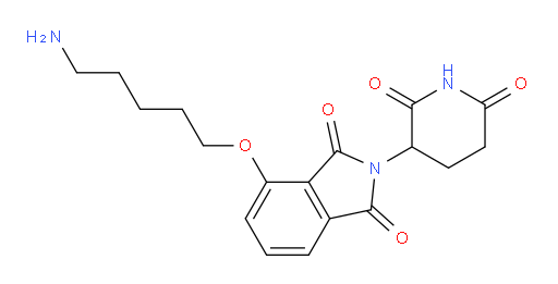 4-((5-aminopentyl)oxy)-2-(2,6-dioxopiperidin-3-yl)isoindoline-1,3-dione