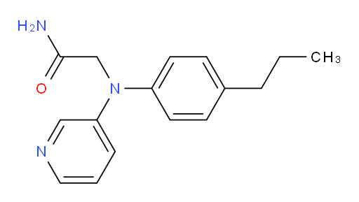 2-((4-propylphenyl)(pyridin-3-yl)amino)acetamide