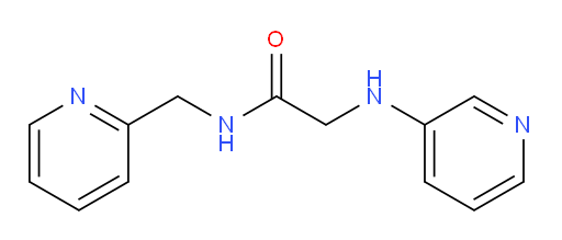 N-(pyridin-2-ylmethyl)-2-(pyridin-3-ylamino)acetamide