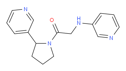 1-(2-(pyridin-3-yl)pyrrolidin-1-yl)-2-(pyridin-3-ylamino)ethanone