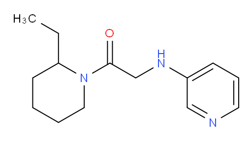 1-(2-ethylpiperidin-1-yl)-2-(pyridin-3-ylamino)ethanone