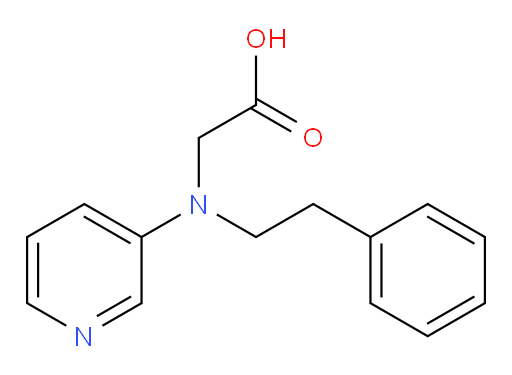 2-(phenethyl(pyridin-3-yl)amino)acetic acid