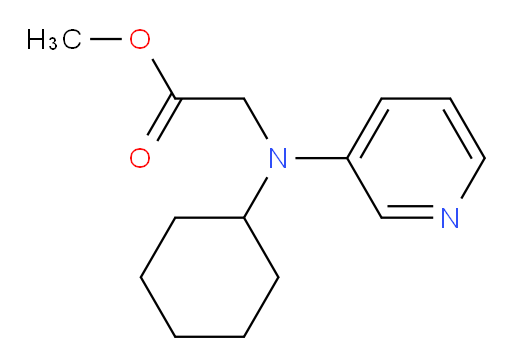 methyl 2-(cyclohexyl(pyridin-3-yl)amino)acetate