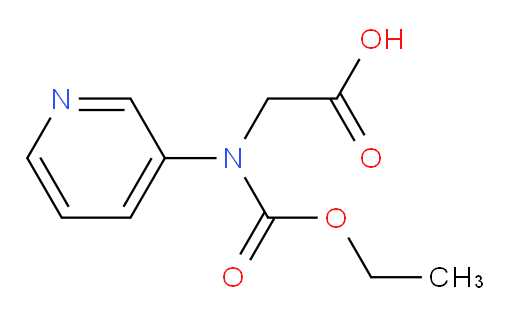 2-((ethoxycarbonyl)(pyridin-3-yl)amino)acetic acid