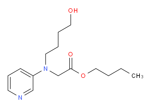 butyl 2-((4-hydroxybutyl)(pyridin-3-yl)amino)acetate