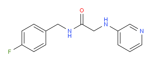 N-(4-fluorobenzyl)-2-(pyridin-3-ylamino)acetamide