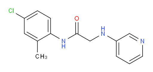 N-(4-chloro-2-methylphenyl)-2-(pyridin-3-ylamino)acetamide