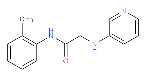 2-(pyridin-3-ylamino)-N-(o-tolyl)acetamide