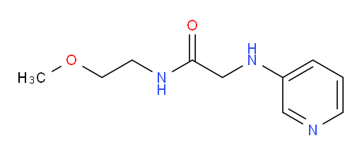 N-(2-methoxyethyl)-2-(pyridin-3-ylamino)acetamide