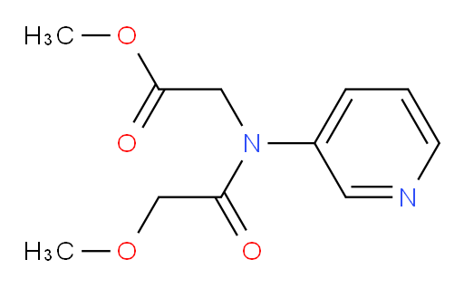methyl 2-(2-methoxy-N-(pyridin-3-yl)acetamido)acetate