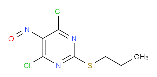 4,6-Dichloro-5-nitroso-2-(propylthio)pyrimidine