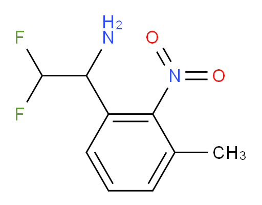2,2-difluoro-1-(3-methyl-2-nitrophenyl)ethanamine