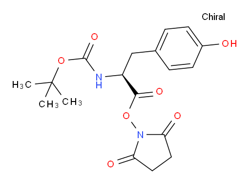 2,5-dioxopyrrolidin-1-yl (2S)-2-{[(tert-butoxy)carbonyl]amino}-3-(4-hydroxyphenyl)propanoate