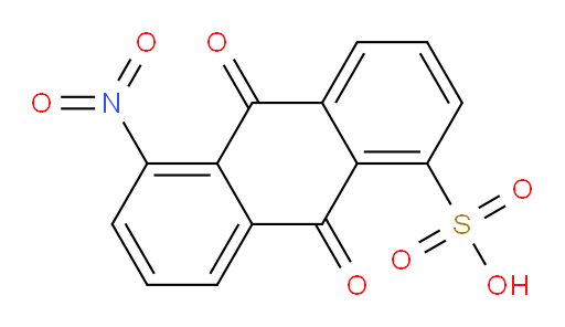 5-nitro-9,10-dioxo-9,10-dihydroanthracene-1-sulfonic acid