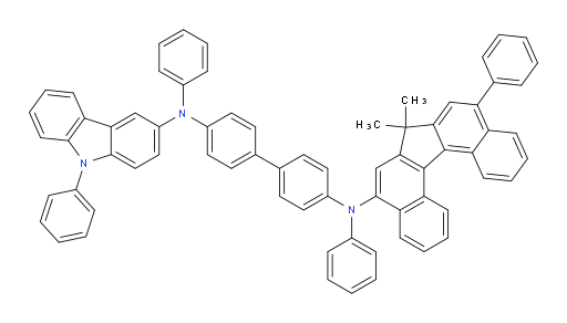 N4-(7,7-dimethyl-9-phenyl-7H-dibenzo[c,g]fluoren-5-yl)-N4,N4'-diphenyl-N4'-(9-phenyl-9H-carbazol-3-yl)-[1,1'-biphenyl]-4,4'-diamine