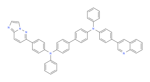 N4-(4-(imidazo[1,2-b]pyridazin-6-yl)phenyl)-N4,N4'-diphenyl-N4'-(4-(quinolin-3-yl)phenyl)-[1,1'-biphenyl]-4,4'-diamine