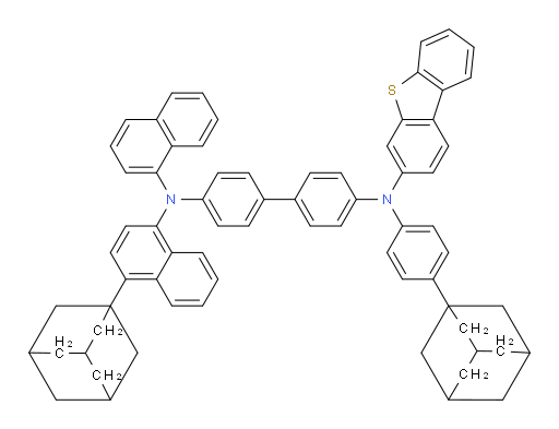 N4-(4-(adamantan-1-yl)naphthalen-1-yl)-N4'-(4-(adamantan-1-yl)phenyl)-N4'-(dibenzo[b,d]thiophen-3-yl)-N4-(naphthalen-1-yl)-[1,1'-biphenyl]-4,4'-diamine