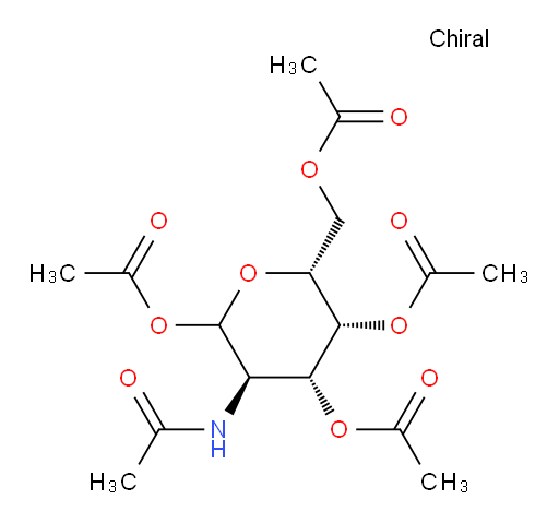 (3R,4R,5R,6R)-3-acetamido-6-(acetoxymethyl)tetrahydro-2H-pyran-2,4,5-triyl triacetate