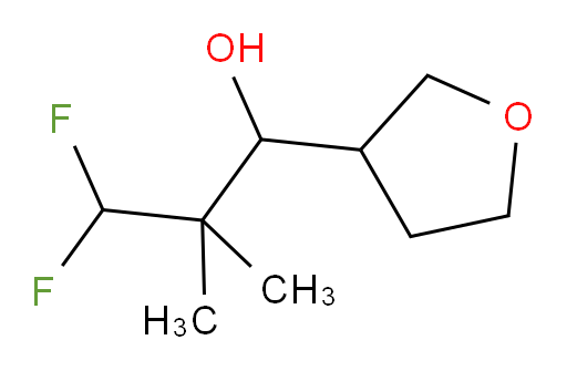 3,3-difluoro-2,2-dimethyl-1-(tetrahydrofuran-3-yl)propan-1-ol