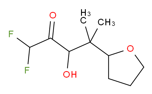 1,1-difluoro-3-hydroxy-4-methyl-4-(tetrahydrofuran-2-yl)pentan-2-one