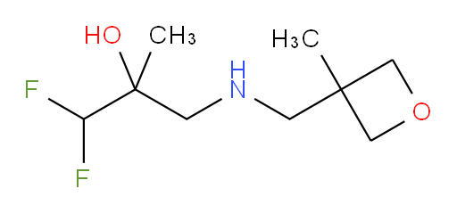 1,1-difluoro-2-methyl-3-(((3-methyloxetan-3-yl)methyl)amino)propan-2-ol