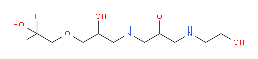 1-(2,2-difluoro-2-hydroxyethoxy)-3-((2-hydroxy-3-((2-hydroxyethyl)amino)propyl)amino)propan-2-ol