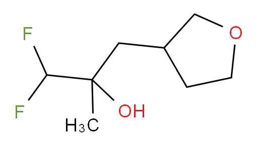 1,1-difluoro-2-methyl-3-(tetrahydrofuran-3-yl)propan-2-ol