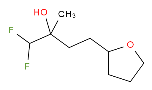 1,1-difluoro-2-methyl-4-(tetrahydrofuran-2-yl)butan-2-ol