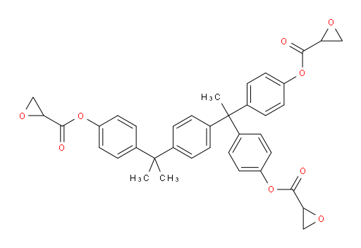 (1-(4-(2-(4-((oxirane-2-carbonyl)oxy)phenyl)propan-2-yl)phenyl)ethane-1,1-diyl)bis(4,1-phenylene) bis(oxirane-2-carboxylate)